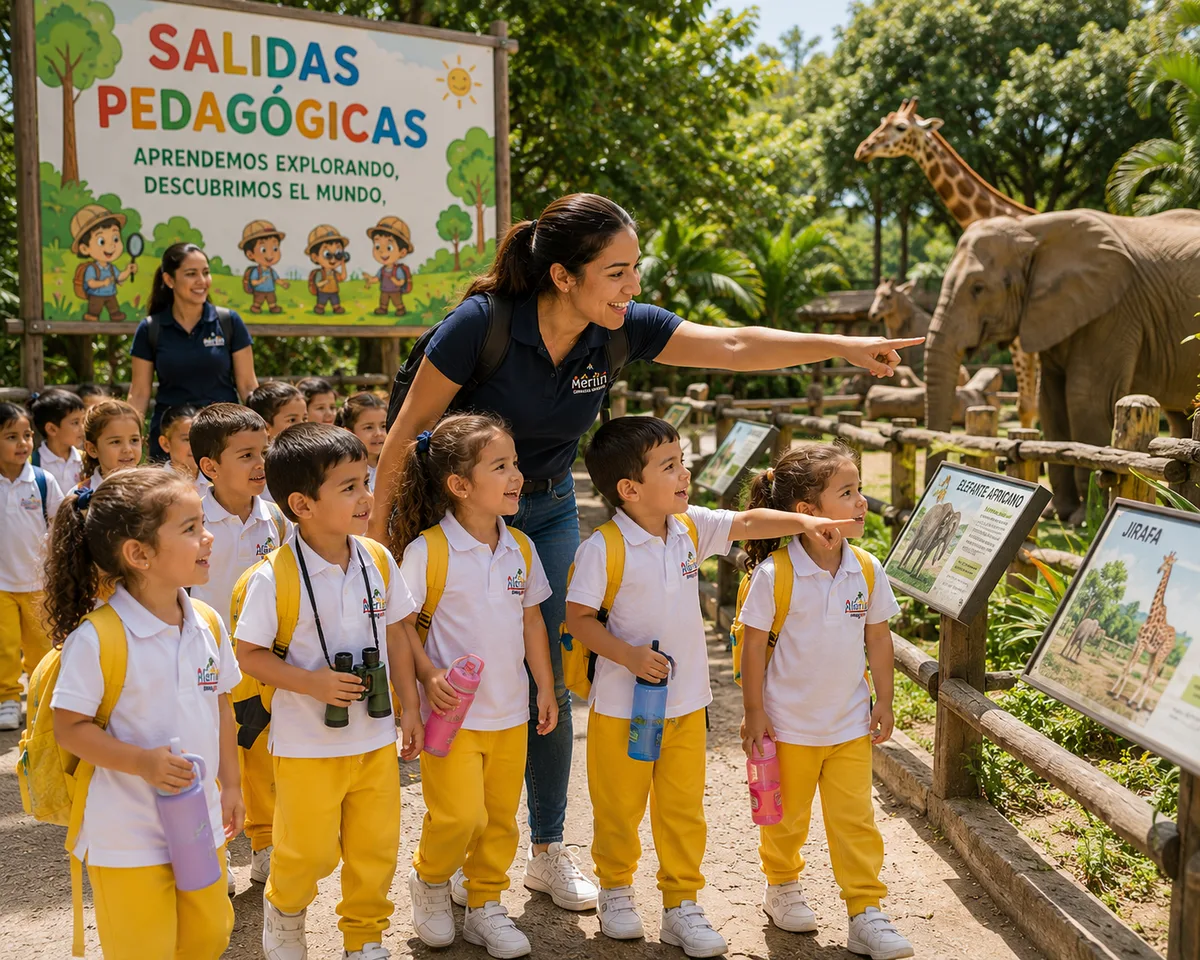 Salidas pedagógicas en el Gimnasio Infantil Merlín