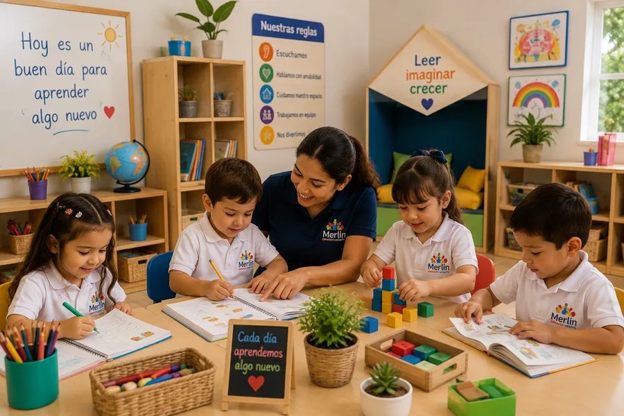 Vida escolar en el Gimnasio Infantil Merlín