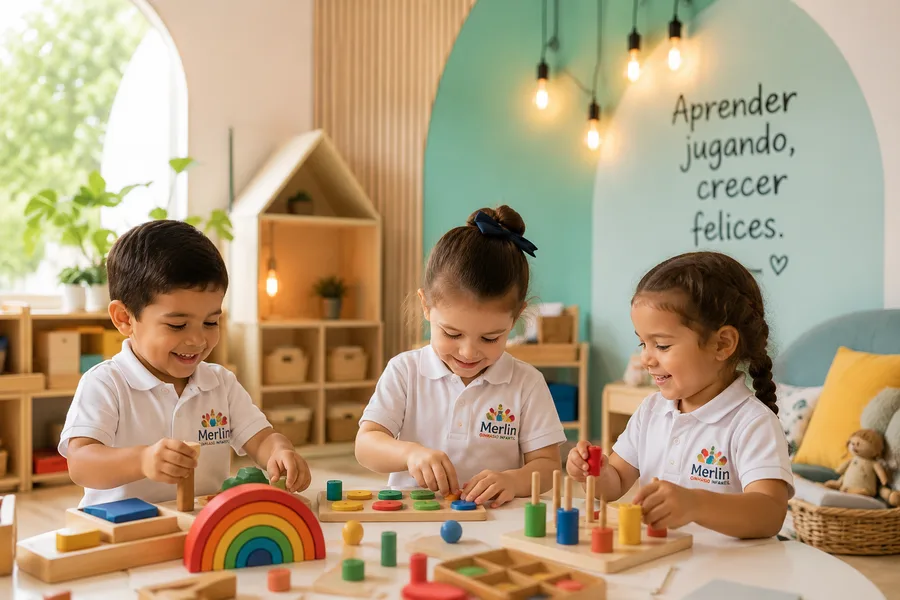 Vida escolar en el Gimnasio Infantil Merlín